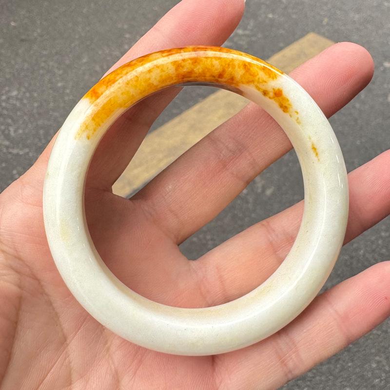 Pink Peach Jade & Purple Sugilite Women's Bangle - Jade Craftsman Live Stream Special