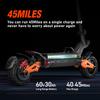 H9 E-Scooter 3000W*2 Doppio Motore 60V30AH Pneumatici Off-Road da 11 Pollici Velocità Massima 80KM/H E-scooter Pieghevole