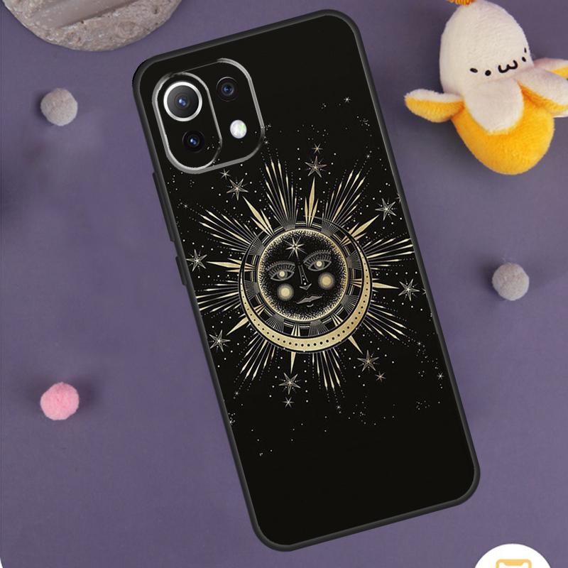 SUN AND MOON Mystic Zodiac Case For Xiaomi 14 15 Ultra 13T 14T 15T 17 Pro Max POCO F5 F6 F7 X5 X6 X7 Pro F8 Ultra Cover