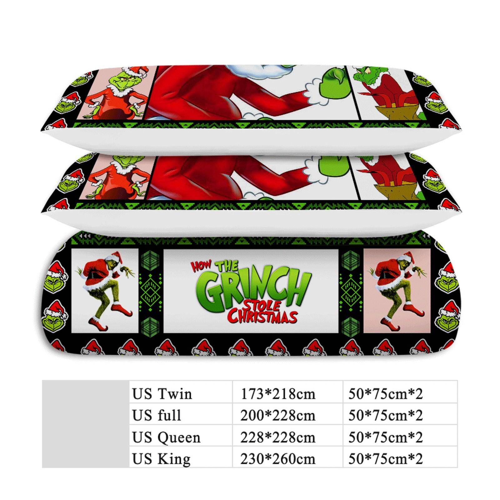 

Пододеяльник с принтом рождественских украшений. Супермягкая матовая микрофибра для двуспальной кровати. Удобный комплект с застежкой-молнией и 2 наволочками. One Size