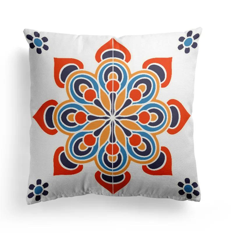 Creative Modern Ethnic Geometry Pillowcase Simple Black/White Sofa Cushion Case Hot Nordic Livingroom Bedroom Decorative Pillows