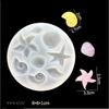 Ocean Series Silicone Molds Shell Starfish Conch Crab Crystal Epoxy Mold DIY Candle Handmade Decorations for Jewelry Pendent
