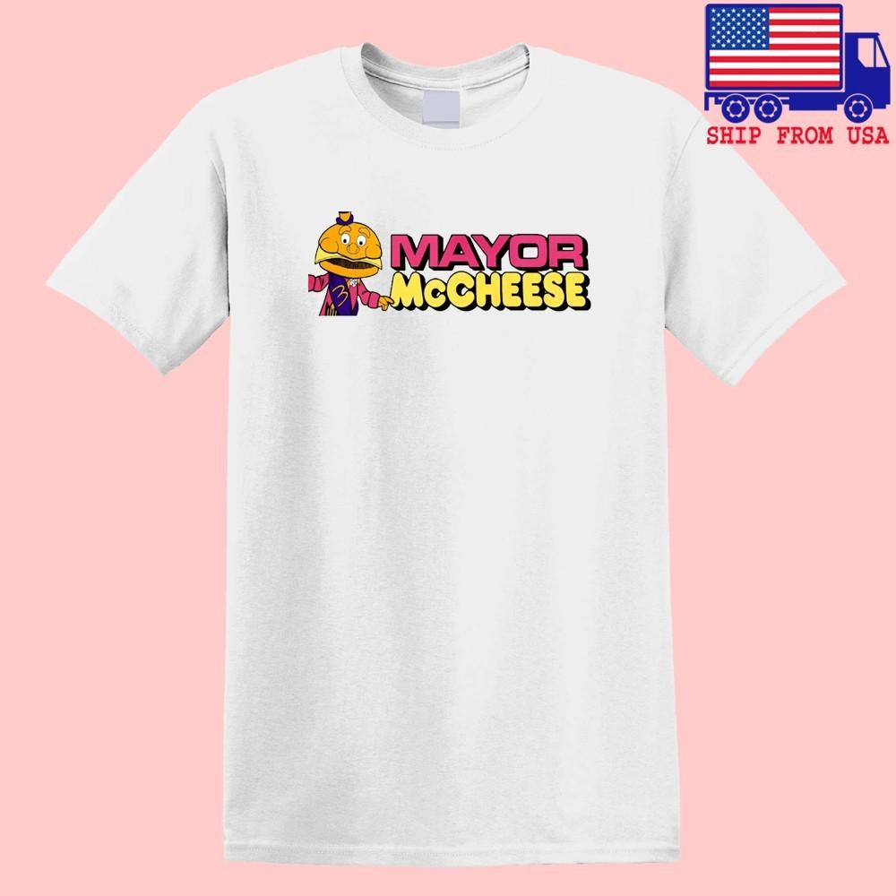 Mayor McCheese Men s White Size S-5XL XXL