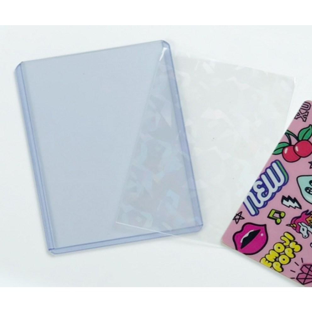 Hard top-loader plastic photo card holder 30p