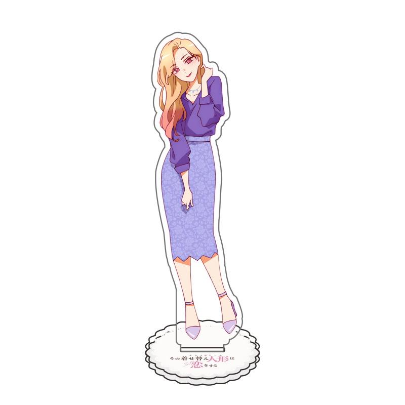 Anime My Dress Up Darling HD Acrylic Stand Figure Kitagawa Marin Gojo Wakana Model Plate Desk Decor Standing Sign Room Ornaments
