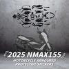 Used For YAMAHA NMAX155 2025 Motorcycle New Styles Armor Protective Decoration Sticker Decals Kits Body Plastic Parts Area