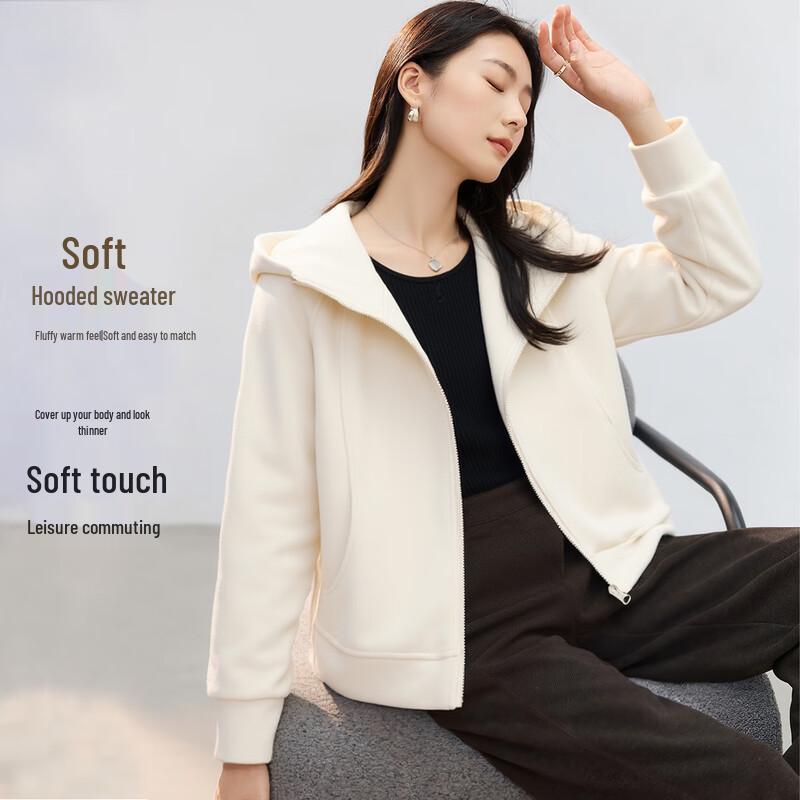 

Handu Yishe Women s Warm Thickened Hooded Fleece Sweatshirt XL