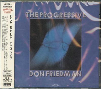 CD DON FRIEDMAN TRIO - The Progressive  CDSOL6732 Solid Records 2016 Japan ObiJazz Used