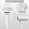2-in-1 Pet Hair Dryer with Slicker Brush Overheating Protection 3 Blowing Modes Low Noise Dog Grooming Blower with Comb Brush