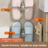 Punch-Free Bathroom Slipper Rack