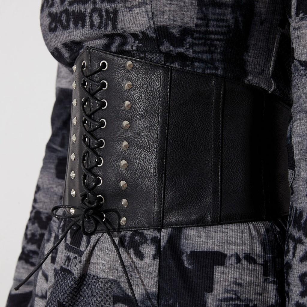 Large Ceinture Punk Pour Looks Punk Et Streetwear