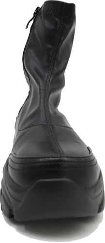 [Yosuke] Thick-soled stretch short boots