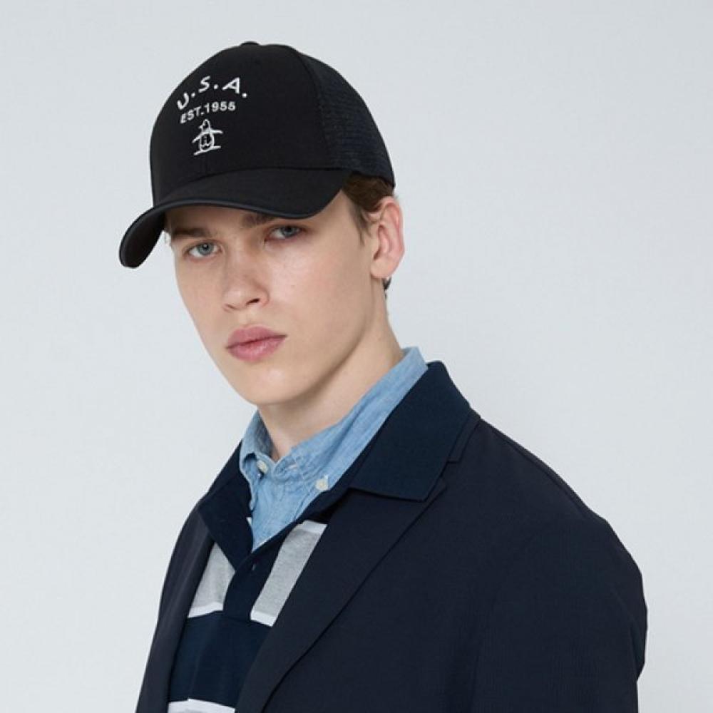 

MunSingwear Мужская сетчатая кепка-тракер S Черная Mr221mcp43 BLCK_BLCK/FR