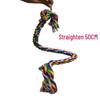 Cotton Rope Spiral Ladder: Colorful Chew Toy and Climbing Stand for Parrots