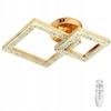 Glamour Crystal Ceiling Lamp Hanging Chandelier Ceiling Led + Remote Control