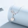 Pearl Necklace Female Bow Pendant Sweet Cute Girl Collarbone Chain Simple And Fresh For Girlfriend Premium Durable