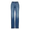 Women's Washed Straight-Leg Jeans