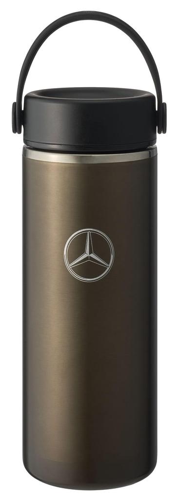 Genuine X Hydro Flask Stainless Steel Light Wide Obsidian [Mercedes-Benz Collection] Mercedes-Benz Bottle, 16oz, Weight, Mouth,