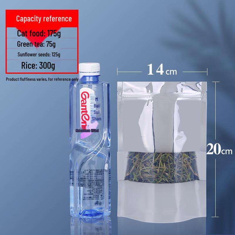 

Aluminum Foil Stand-Up Pouches with Window
