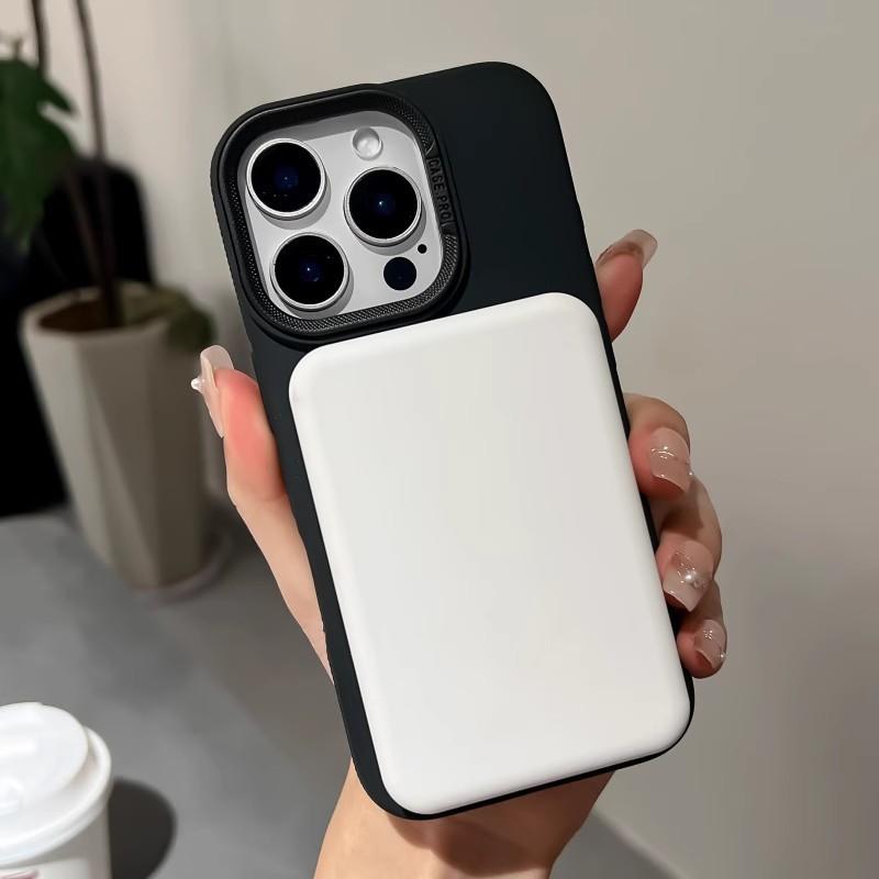 Magnetic Phone Case With Kickstand IPhone 16 Pro Max 15 TPU Soft Cover Anti-Slip Grip Shockproof
