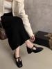 French retro student Mary Jane shoes women's 2026 spring and autumn new temperament thick heel commuting thick heel small leather shoes women