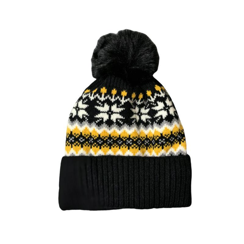 Winter Cashmere Woolen Hat for Women Fashionable and Versatile Warm and Cold Proof Wool Ball Knitted Hat Plus Velvet Thickened Cold Hat