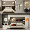 KAWELL Lighting Bracket Light Wall Light Wall Light with Milky White Glass Ball Shade G9 Base Bedside Lamp Wall Mounted Lighting Light Fixture