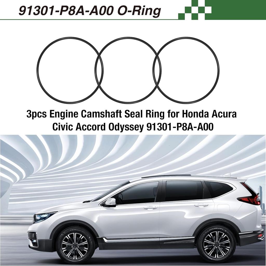 91301-P8A-A00 O-Ring for Honda 91301-P8A-A00 O-Ring | Engine Camshaft Front End Seal | for Acura | Durable and Reliable