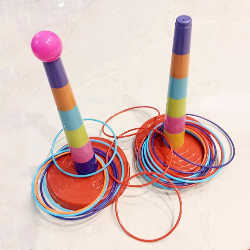 ילדים לזרוק מעגל משחק פרול מוערמים צעצועים כיף מקורה חיצונית הורה-ילד שכבות מעגל אינטראקטיביות מתנת חינוך מוקדם