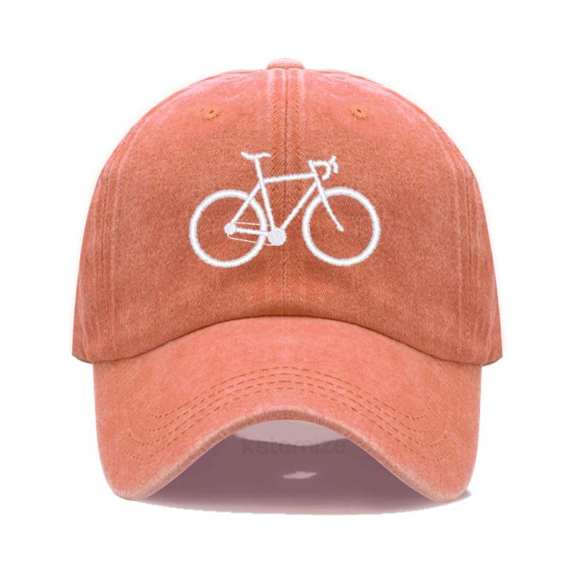 Soft Cotton Baseball Cap for Women Men Adjustable Fashion Bicycle Embroidered Dad Hat Unisex Classic Golf Caps