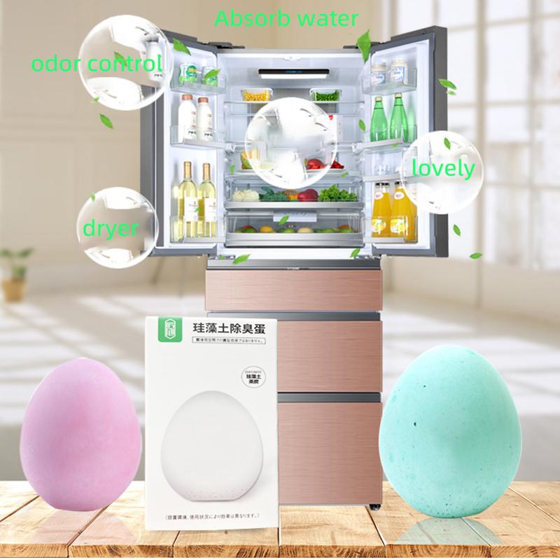 Refrigerator Deodorizer Box Diatomaceous Earth Deodorizer Odor Eliminator Air Purifier Fishy Odor Moldy Moisture Remover