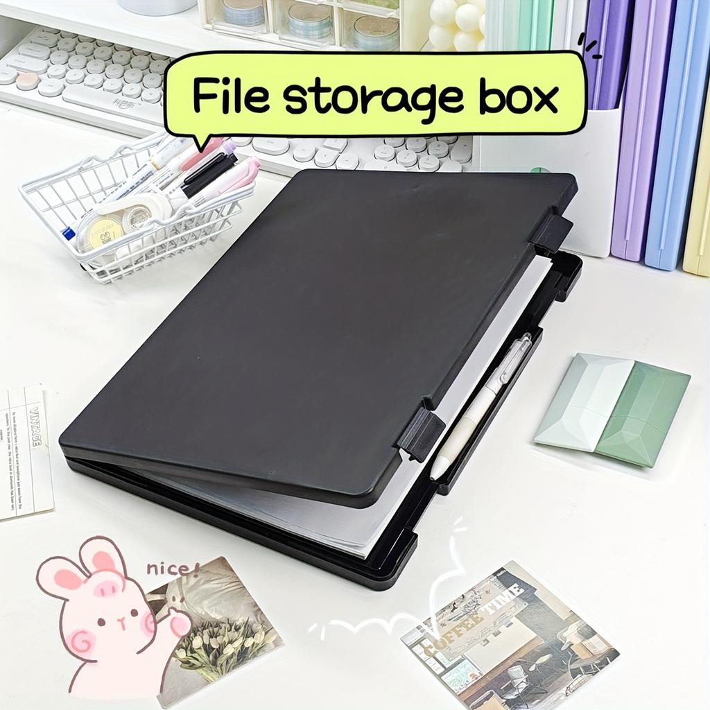 Multi-Functional File Holder, Writing Pad, Document Clip, Test Paper Organizer, and Contract Storage for Office Supplies