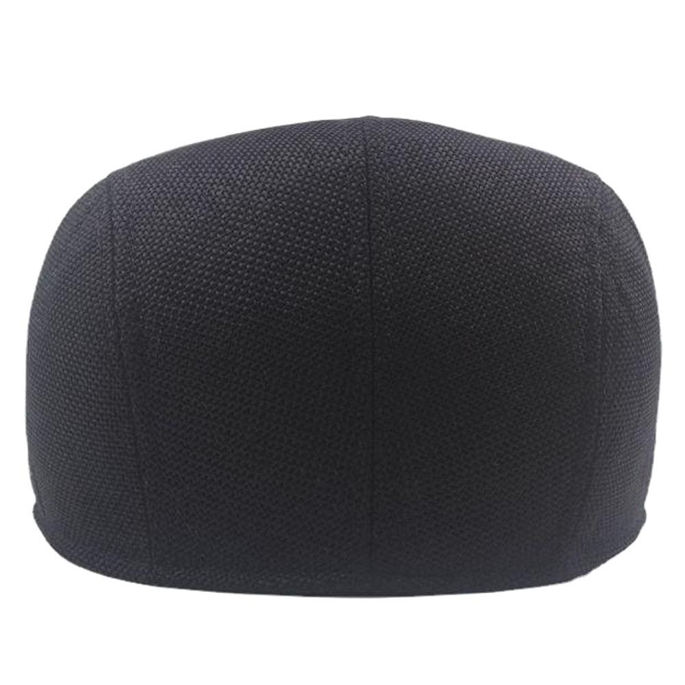 Cappello imitazione cotone e lino berretto forward uomo primavera estate berretto traspirante cappello newsboy moda