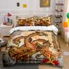 Three-headed Dragon Motif. Bedding Sets Duvet Cover Sets Duvet Covers Pillowcases(1 * Duvet Cover 2 * Pillowcases Without Duvet Insert)