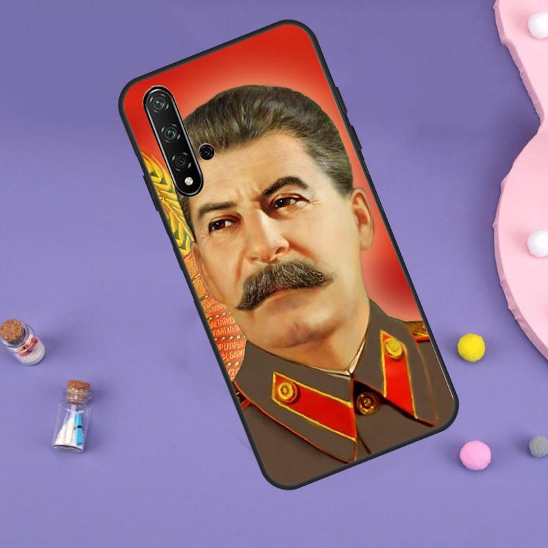 Russian Commander Stalin Case For Huawei Nova Y70 Y60 Y61 Y90 Y91 5T 9 10 SE 3i 8i 11i 11 Pro P20 P40 P30 Lite Cover