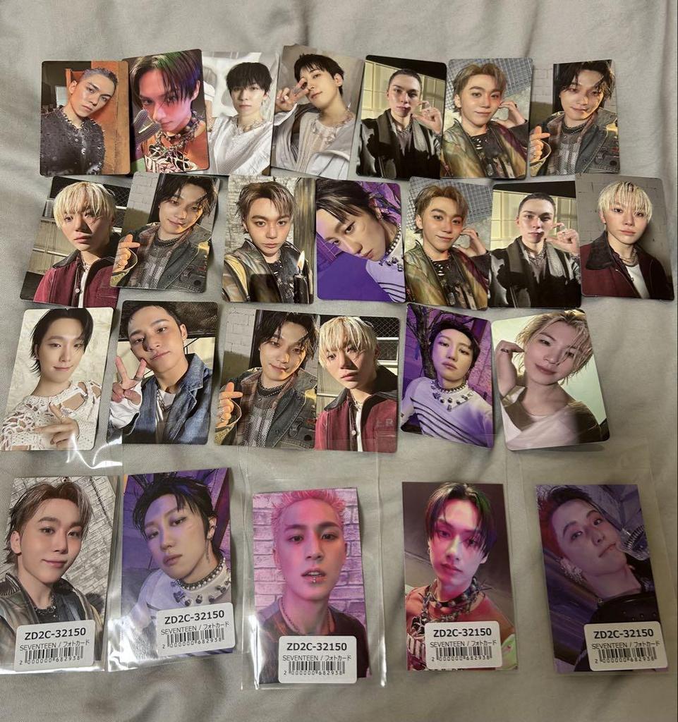 [USED] SEVENTEEN HAPPY BURSTDAY Opened 5-Pack Trading Cards with Accessories