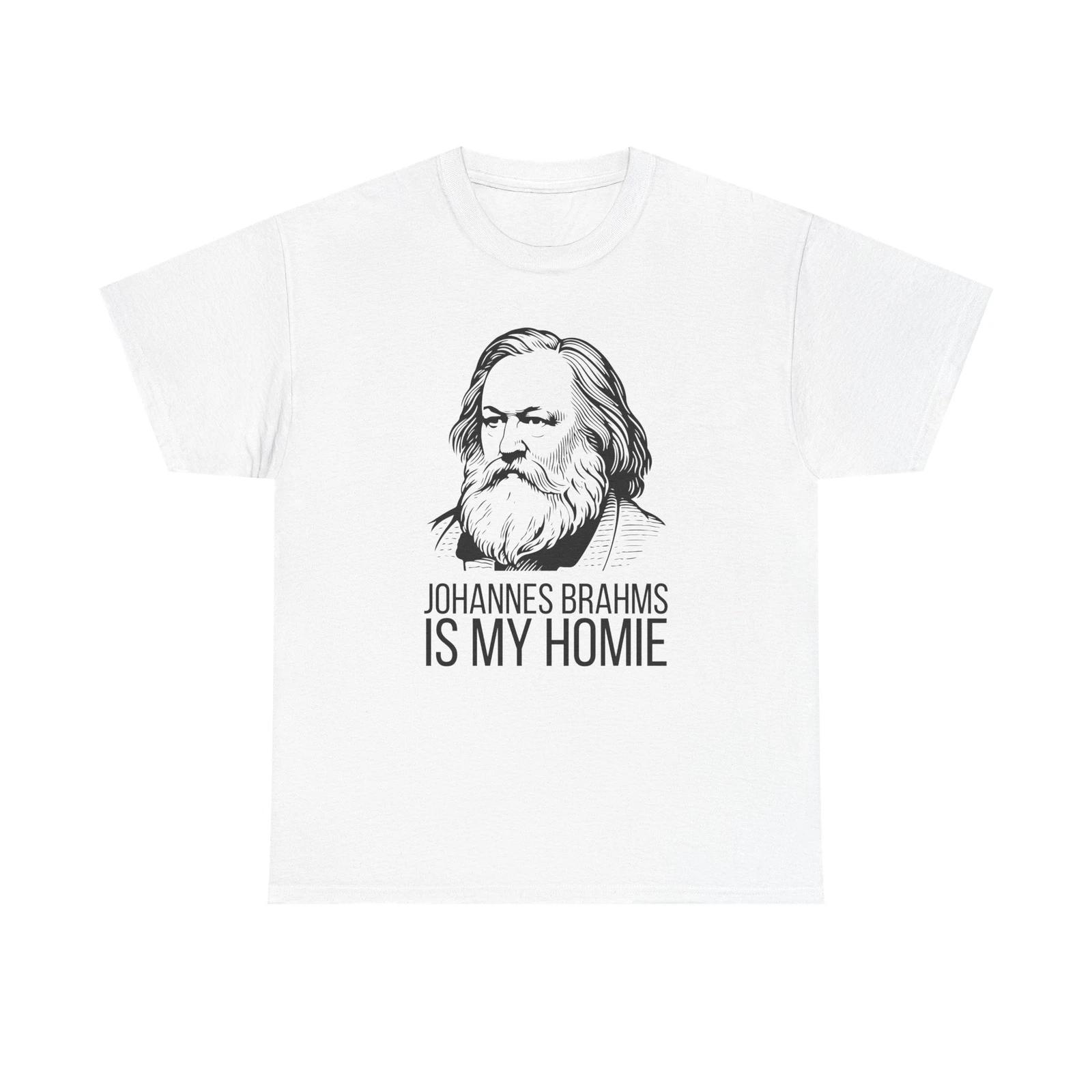 Funny Johannes Brahms  Shirt Band Tee Classical Music Lover Gift Musician T- Shirt 3XL