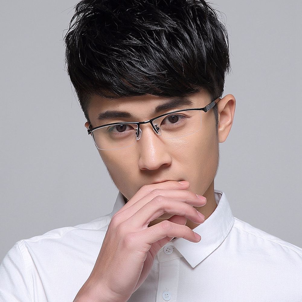 

Flat Mirror Metal Rack Zoom Glasses Anti Blue Light Glasses Accessories Presbyopia Glasses 300 degree чёрный