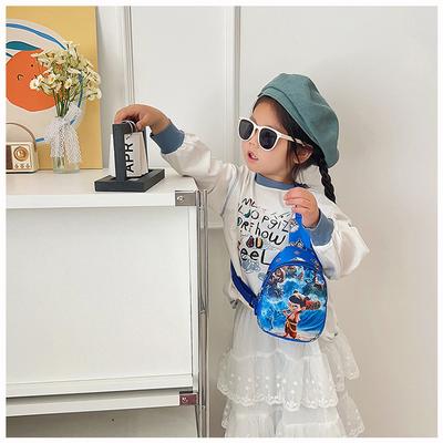 Children's Casual Cute Change Bag Versatile Travel Breast Bag Animation Card Shoulder Messenger Bag