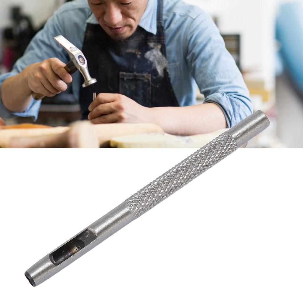 20pcs Leather Hole Punch Professional Carbon Steel Leather Hollow Punch Tool for Leather Gasket Belt Fabric Paper Plastic