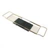 Metal Marble Bathtub Rack Anti Slip Space Saving Multi Functional Expandable Bathtub Tray House