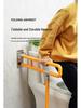 Foldable Safety Handrail for Barrier-Free Toilet - Elderly & Disabled Support