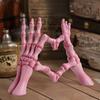 Skeleton Hand Figurine Halloween Gothic Love Heart Gesture Bone Hand