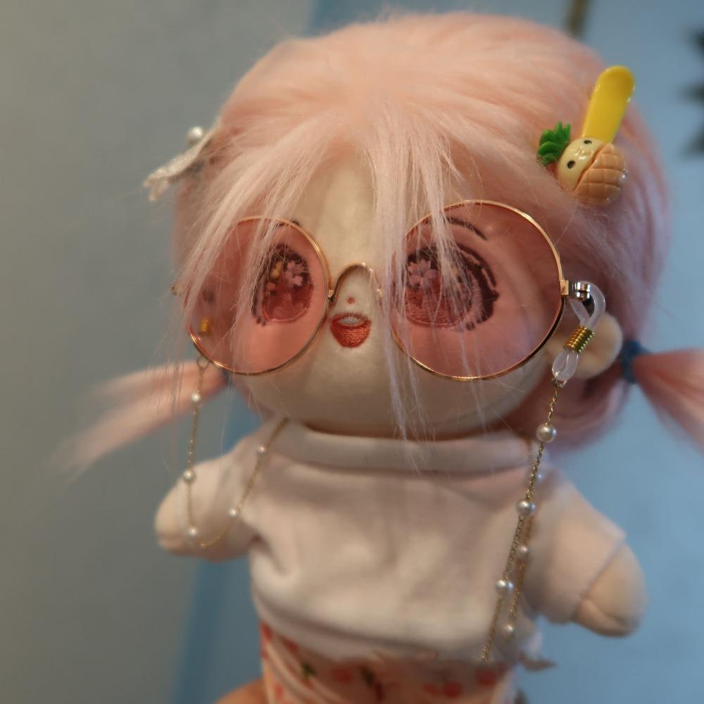 Toys Round Frame Glasses Multi Color Toy Decorative Glasses Miniature Eyeglasses  for 20CM Doll