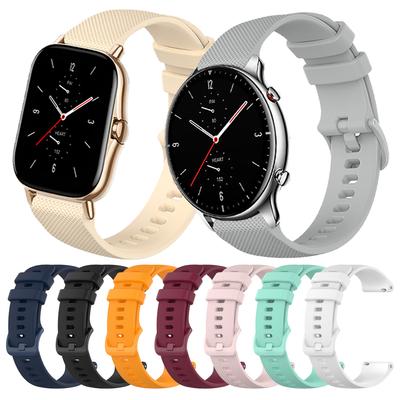 Silicone Wristband Strap For Xiaomi Amazfit GTS 2 / GTR 2 Band Watchband for Amazfit Stratos 3 / GTR 47MM 42MM / Bip S Bracelet