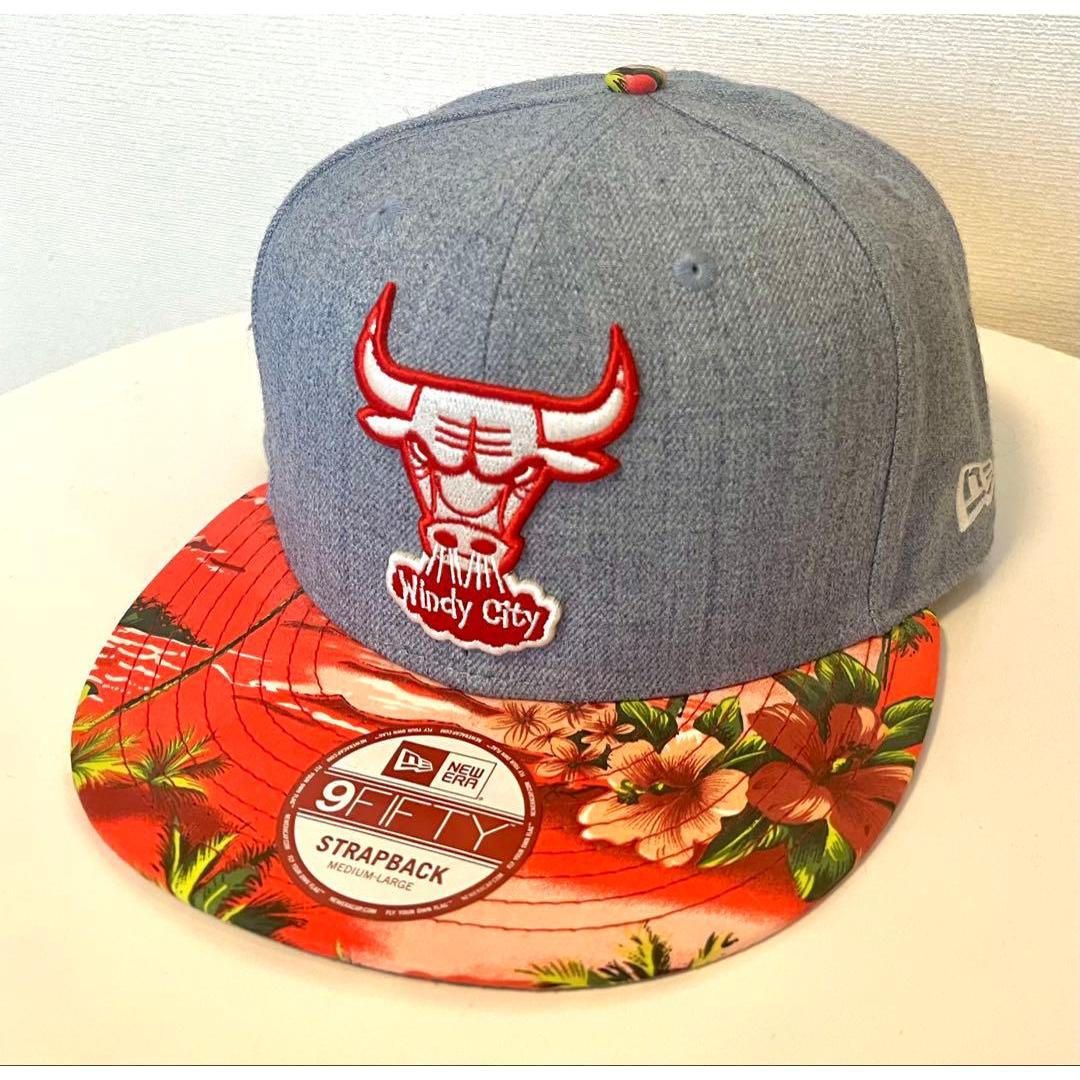 Used RareNew Era Bulls Chicago BullsFlower Floral PatternNew Era