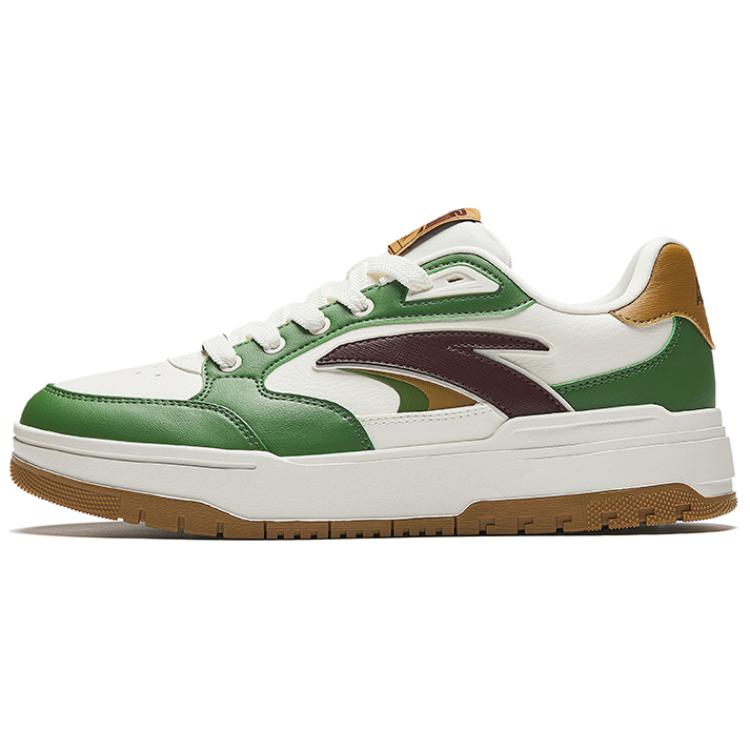 

Anta Удобные модные прочные нескользящие низкие кроссовки мужские кроссовки белые зеленые коричневые 112448068-3 42.5