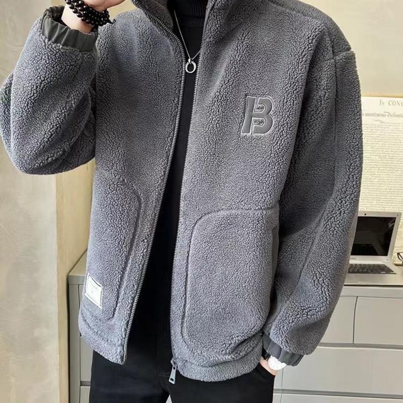Men's Thickened Coat Winter Trendy Overcoat Loose Fitting Hooded Warm Weather Jacket