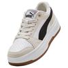 Puma Rebound Femme Low Top Skateboard Shoes Women's White Black 402593-01