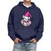 Men's Print Hooded Sweatshirt Long-Sleeve Casual Pullover Hoodie Hooded Sweatshirt